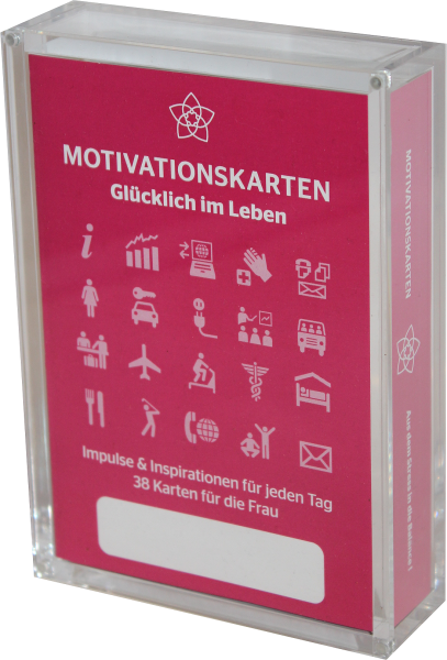 Motivationskarten Edition II für die Frau in Acrylbox