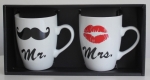 Kaffeebecherset Mr. und Mrs.