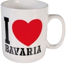 I LOVE BAVARIA Der XXL Keramikbecher (0,75l) für Bayernfans