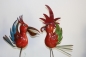 Preview: Funny bird of metal (Emma or Harry) handpainted varnished