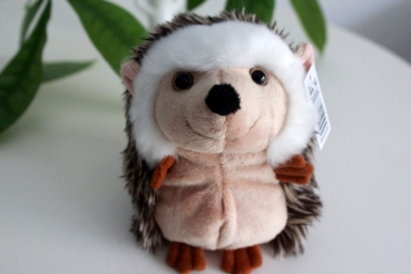 Cute plush fabric animal hedgehog (standing) by FÖRSTER