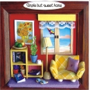 3-D Bilderrahmen DEKO-Kreativset (Bastelset) "Simple But Sweet Home"